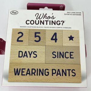 Who’s Counting? Blockhead Fred Encouragement Wooden Blocks Daily Living Edition